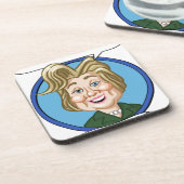 Hilary Clinton Wahl 2016 Untersetzer (Linke Seite)