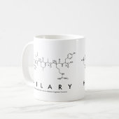 Hilary Peptidname Tasse (Vorderseite Links)