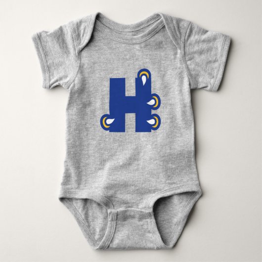 Hilbert College H Baby Strampler (Vorderseite)