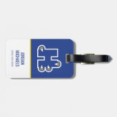 Hilbert College H Gepäckanhänger (Rückseite horizontal)