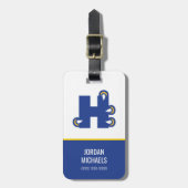 Hilbert College H Gepäckanhänger (Vorderseite vertikal)