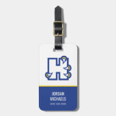 Hilbert College H Gepäckanhänger (Vorderseite vertikal)