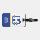 Hilbert College H Gepäckanhänger (Rückseite horizontal)