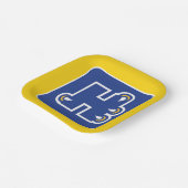 Hilbert College H Pappteller (Gewinkelt)