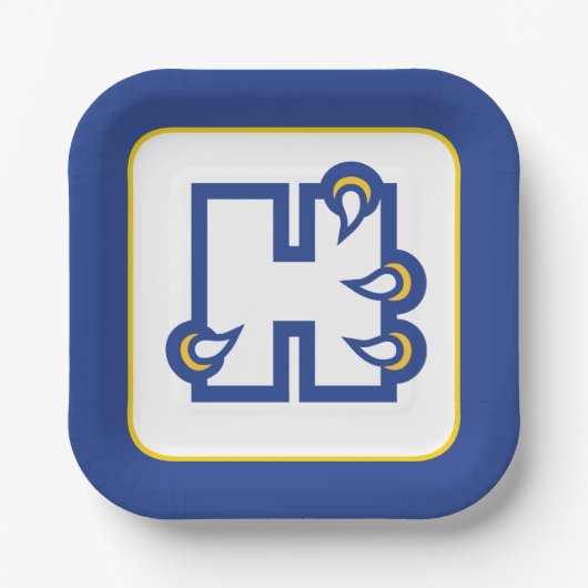 Hilbert College H Pappteller (Vorderseite)
