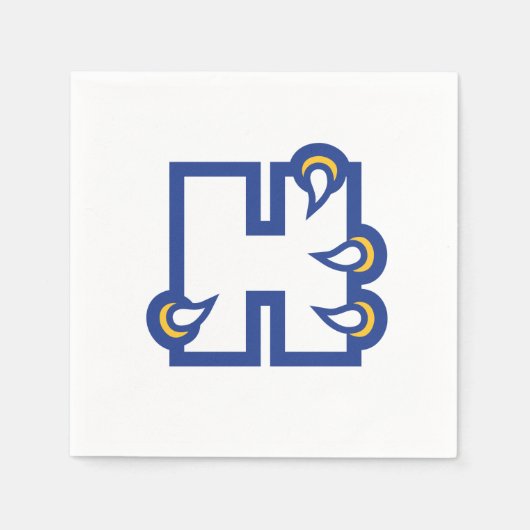 Hilbert College H Serviette (Vorderseite)