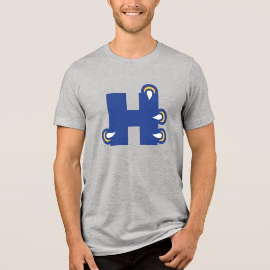 Hilbert College H Tri-Blend Shirt (Vorderseite)