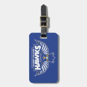 Hilbert College Hawks Gepäckanhänger (Vorderseite vertikal)