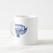 Hilbert College Hawks Kaffeetasse (Vorderseite Links)