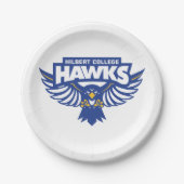 Hilbert College Hawks Pappteller (Vorderseite)
