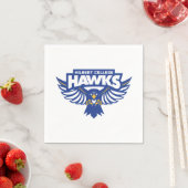 Hilbert College Hawks Serviette (Beispiel)