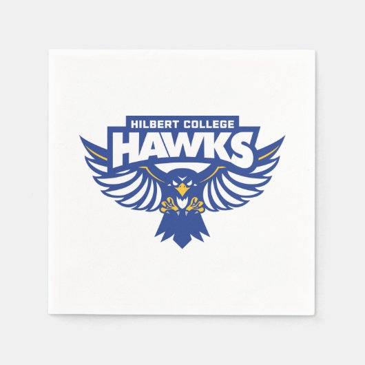 Hilbert College Hawks Serviette (Vorderseite)