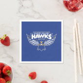 Hilbert College Hawks Serviette (Beispiel)