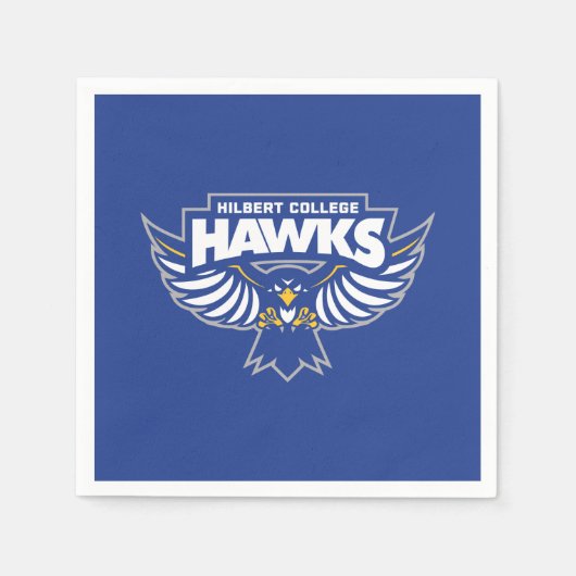 Hilbert College Hawks Serviette (Vorderseite)