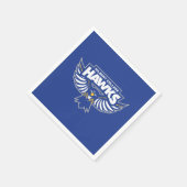 Hilbert College Hawks Serviette (Ecke)