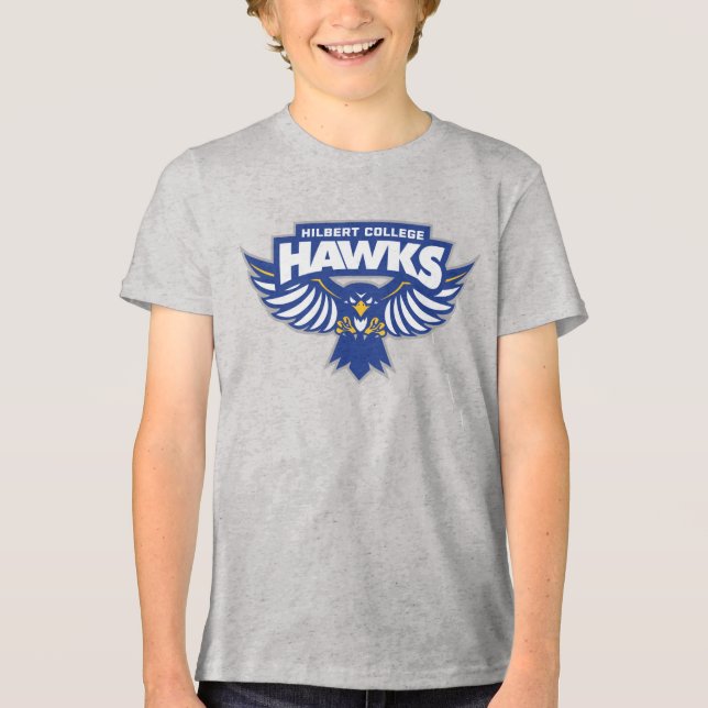 Hilbert College Hawks Tri-Blend Shirt (Vorderseite)