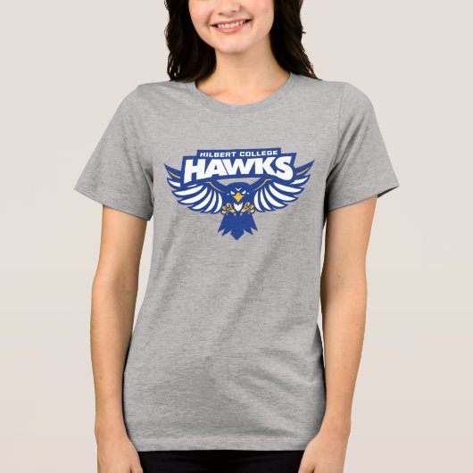Hilbert College Hawks Tri-Blend Shirt (Vorderseite)