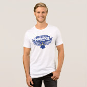 Hilbert College Hawks Tri-Blend Shirt (Vorderseite voll)