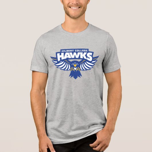 Hilbert College Hawks Tri-Blend Shirt (Vorderseite)