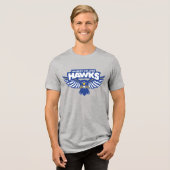 Hilbert College Hawks Tri-Blend Shirt (Vorderseite voll)