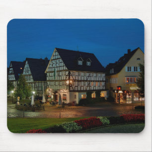 Hilchenbach im Siegerland zur blauen Stunde Mousepad