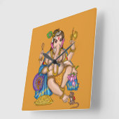 Hild Ganesha Wanduhr (Winkel)