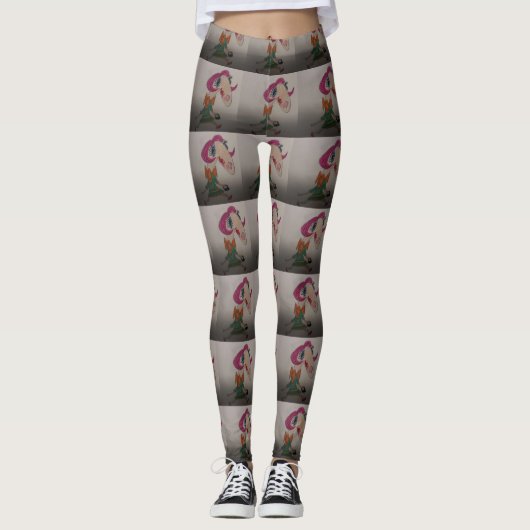 Hilda fährt zum Geschäft Leggings (Vorderseite)