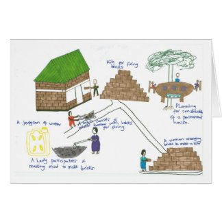 Hilda Familie lässt Ziegelsteine ihr Haus