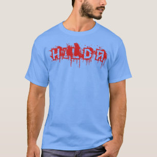 Hilda Vorname Halloween Kostüm Personalisiert 4 T-Shirt