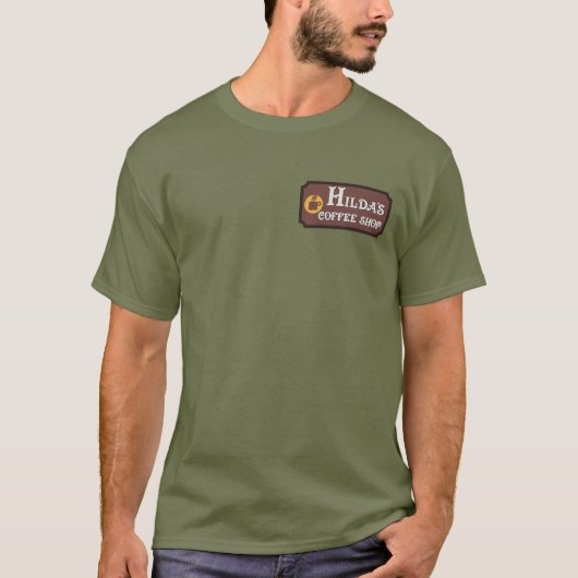 Hildas Coffee Shop Tee (Vorderseite)