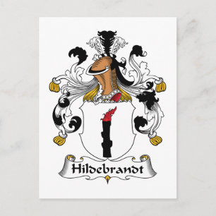 Hildebrandt Familienwappen Postkarte