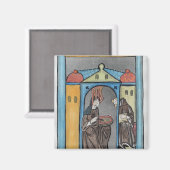 Hildegard von Bingen Magnet (Vorderseite/Rückseite)