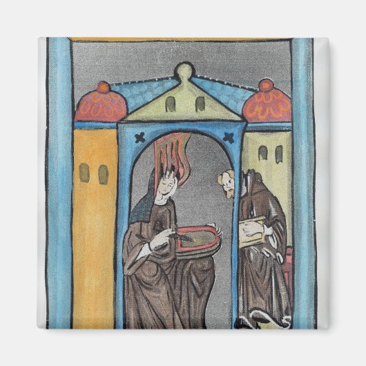 Hildegard von Bingen Magnet (Vorne)