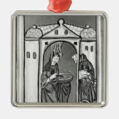 Hildegard von Bingen Ornament Aus Metall (Vorne)