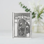 Hildegard von Bingen Postkarte (Stehend Vorderseite)