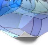 Hildegarde — Blumenscheibe Poster (Ecke)