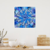 Hildegarde — Blumenscheibe Poster (Küche)