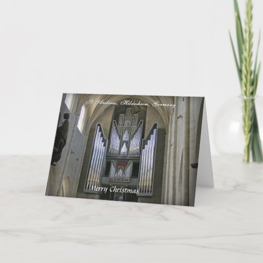 Hildesheim organ Christmas card Feiertagskarte (Vorderseite)