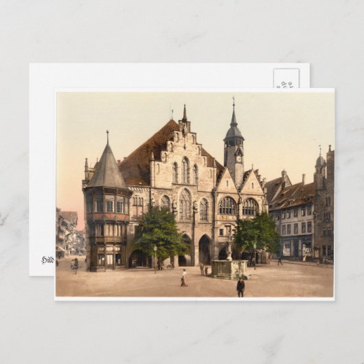 Hildesheim Rathaus Postkarte (Vorne/Hinten)