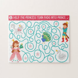 Hilf der Prinzessin, den Frosch in ein Prinzenkind Puzzle