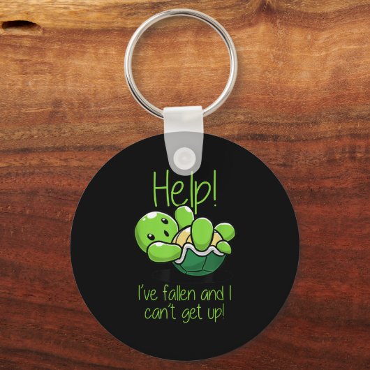 Hilf mir, gefallen zu sein und ich kann keine Schi Schlüsselanhänger (Vorderseite)