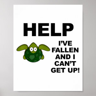 Hilf mir, gefallen zu sein und ich kann nicht aufs poster