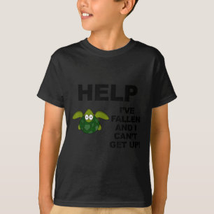 Hilf mir, gefallen zu sein und ich kann nicht aufs T-Shirt
