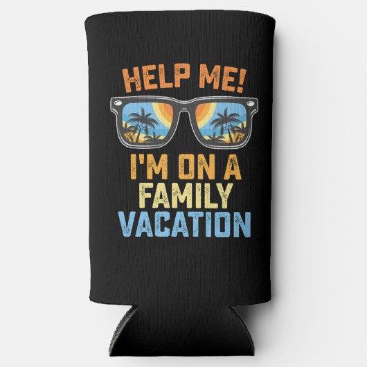 Hilf mir, in einem Familienurlaub zu sein Selters Dosenkühler (Vorderseite)