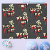 Hilf mir mit Zombie Hand Scrapbook Paper Flyer (Einzeln)