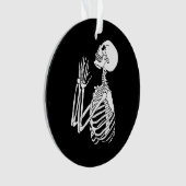 Hilf mir Skeleton bei der Suche nach Fragend Hilfe Ornament (Vorderseite)