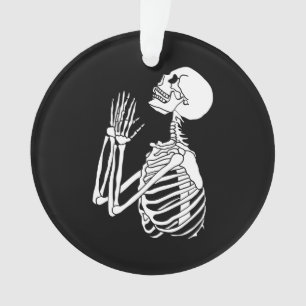 Hilf mir Skeleton bei der Suche nach Fragend Hilfe Ornament