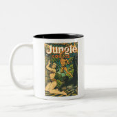 Hilf mir Tarzan - Dschungel - König des Dschungels Zweifarbige Tasse (Links)