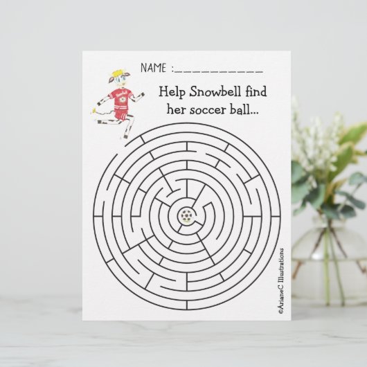 Hilf Snowbell der Kuh, ihren Fußballball zu finden (Stehend Vorderseite)