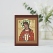 Hilfe bei der Geburt der Mutter Gottes Gebetskarte Postkarte (Stehend Vorderseite)